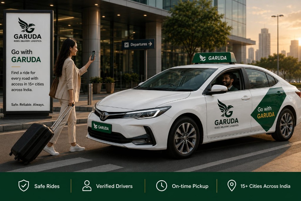 Reserve a Garuda car for airport and planned trips